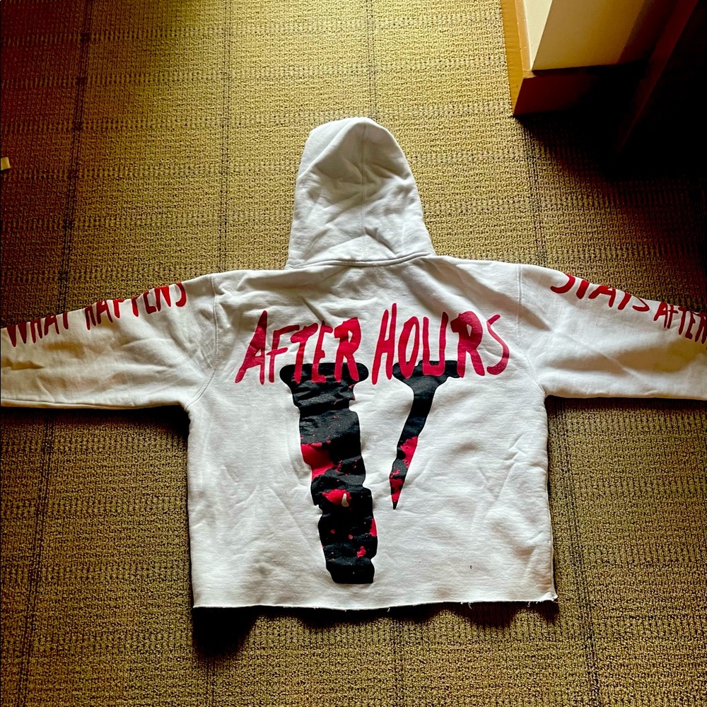 Vlone “the weekend after hours” hoodie size xl